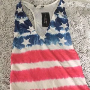 Americana Sleeveless Bodysuit